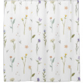 Rideaux De Douche Fleur Motif Printemps Floral (Devant)