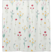 Rideaux De Douche Fleur Motif Printemps Floral (Devant)