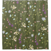 Rideaux De Douche Fleur Motif Printemps Floral (Devant)