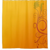 Rideaux De Douche Fleur orange (Devant)