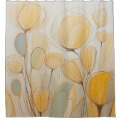Rideaux De Douche Fleur organique (Devant)