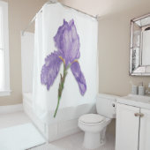 Rideaux De Douche Fleur pourpre, iris barbu simple (En situation)