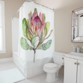 Rideaux De Douche Fleur Protea (En situation)