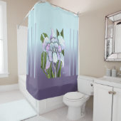 Rideaux De Douche Fleur Smeraldo (En situation)