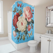 Rideaux De Douche fleuri (En situation)