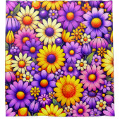 Rideaux De Douche Fleurs (Devant)