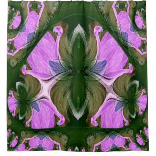 Rideaux De Douche Fleurs Aliens.......