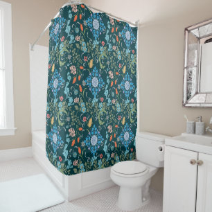 Rideaux De Douche Fleurs, Art nouveau, style William Morris