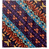 Rideaux De Douche Fleurs bleues (Devant)