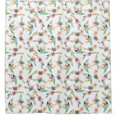 Rideaux De Douche Fleurs colorées (Devant)