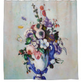 Rideaux De Douche Fleurs dans un Vase Rococo, Paul Cezanne (Devant)