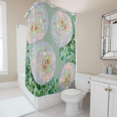 Rideaux De Douche Fleurs de beauté (En situation)