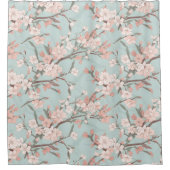 Rideaux De Douche Fleurs de cerisiers Sakura (Devant)