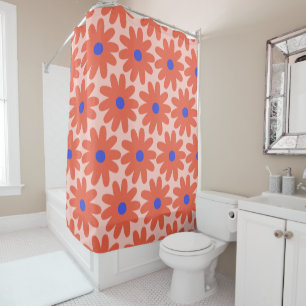 Rideaux De Douche Fleurs de Crayon joyeux motifs floraux
