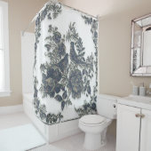 Rideaux De Douche Fleurs de faisans (En situation)