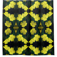 Fleurs de géranium jaune Motif Abstrait