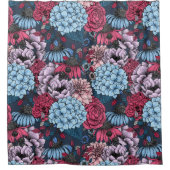 Rideaux De Douche Fleurs de jardin (Devant)