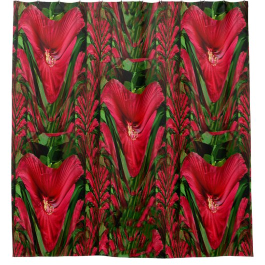 Rideaux De Douche Fleurs de jungle...... (Devant)