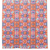 Rideaux De Douche Fleurs de la Plumeria tropicale X Motif (Devant)