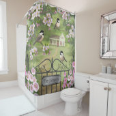 Rideaux De Douche Fleurs de poulet Ferme victorienne (En situation)