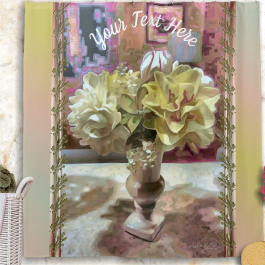 Rideaux De Douche Fleurs de premier ressort PCM1