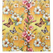 Rideaux De Douche Fleurs de printemps (Devant)