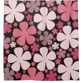 Rideaux De Douche Fleurs de printemps mignonnes motif (Devant)