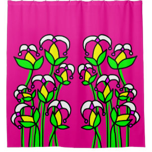 Rideaux De Douche Fleurs de printemps Whimsical 41