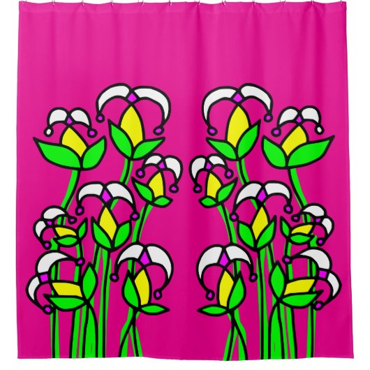 Rideaux De Douche Fleurs de printemps Whimsical 41 (Devant)