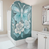 Rideaux De Douche Fleurs de Sérendipité (En situation)