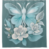 Rideaux De Douche Fleurs de Sérendipité (Devant)