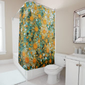 Rideaux De Douche Fleurs de soleil Abstraites 102 (En situation)