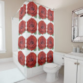 Rideaux De Douche Fleurs de Styles Classiques (En situation)