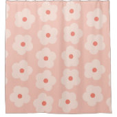 Rideaux De Douche Fleurs de teintes douces (Devant)