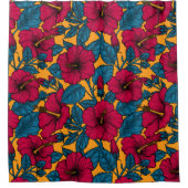 Rideaux De Douche Fleurs d'hibiscus (Devant)