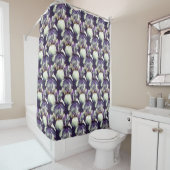 Rideaux De Douche Fleurs d'iris violettes Motif de la nature    (En situation)