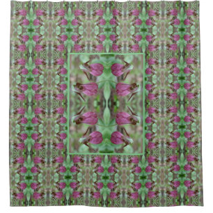 Rideaux De Douche Fleurs d'orchidées rose Lady Abstraites
