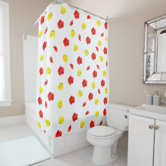 Rideaux De Douche Fleurs en fleurs
