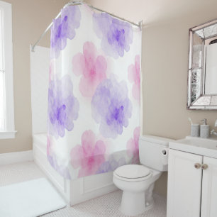 Rideaux De Douche Fleurs Épanouies