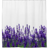 Rideaux De Douche Fleurs florales de lavande (Devant)