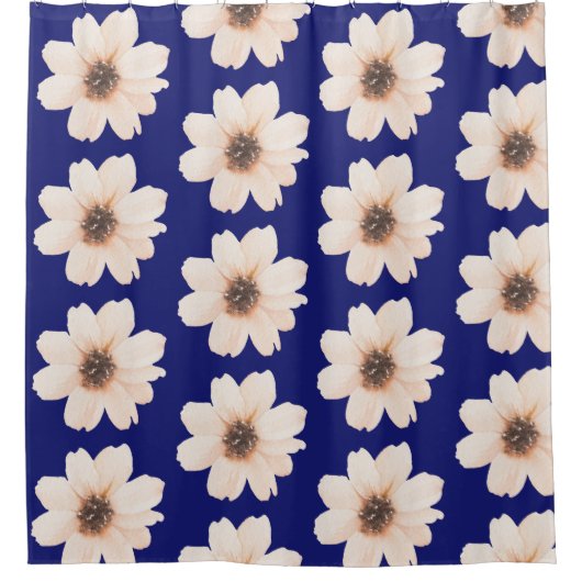 Rideaux De Douche Fleurs modernes (Devant)