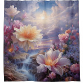 Rideaux De Douche Fleurs mystiques du royaume surnaturel (Devant)