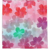 Rideaux De Douche Fleurs roses Sakura Abstrait (Devant)