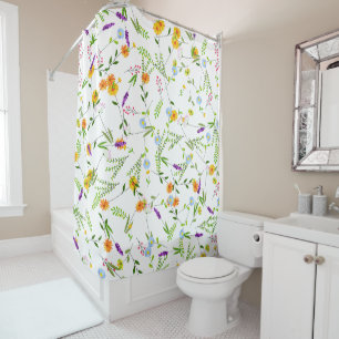 Rideaux De Douche Fleurs sauvages de printemps été
