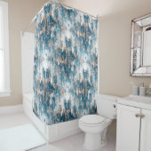 Rideaux De Douche Fleurs sauvages d'hiver... (En situation)