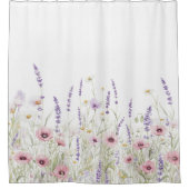 Rideaux De Douche Fleurs sauvages printanières (Devant)