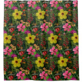 Rideaux De Douche Fleurs tropicales (Devant)
