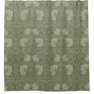 Rideaux De Douche Fleurs Vintages Floral William Morris Pimpernel