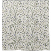 Rideaux De Douche Fleurs violettes élégantes (Devant)