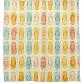 Rideaux De Douche Flip-flops flashy (Devant)